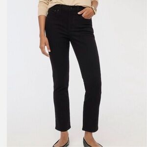 J. Crew Factory Black Essential Straight Jeans. Women’s 30 (actual 31x26)